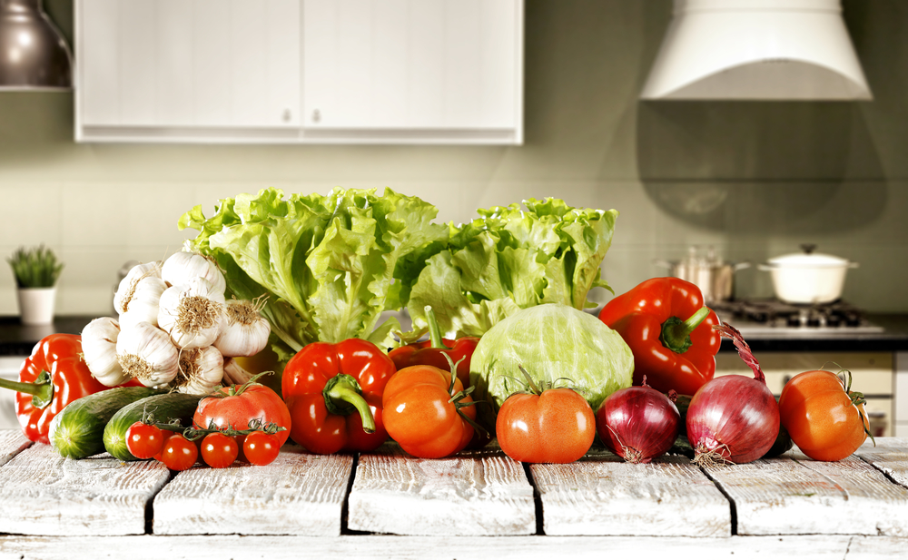 sunn pause rask meny med grønnsaker