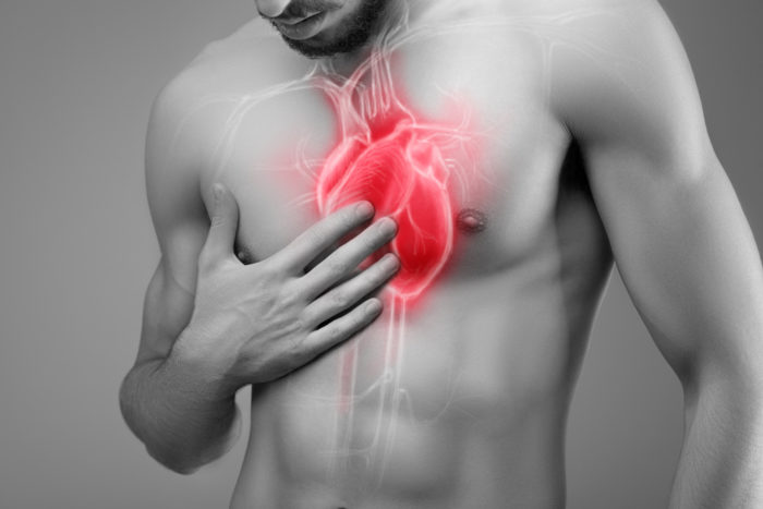 hjertebanken til kroppen skjelver