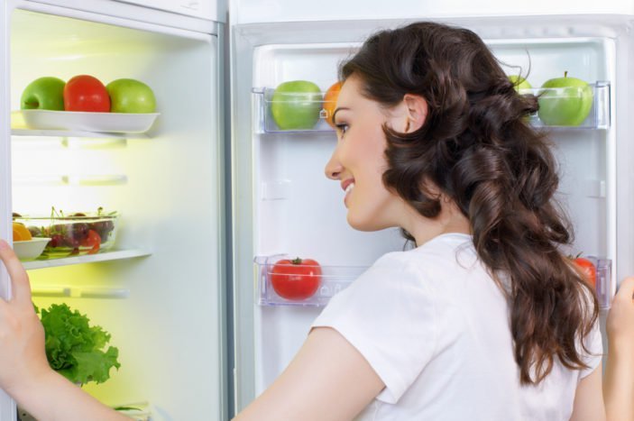 mat kan ikke komme inn i kjøleskapet