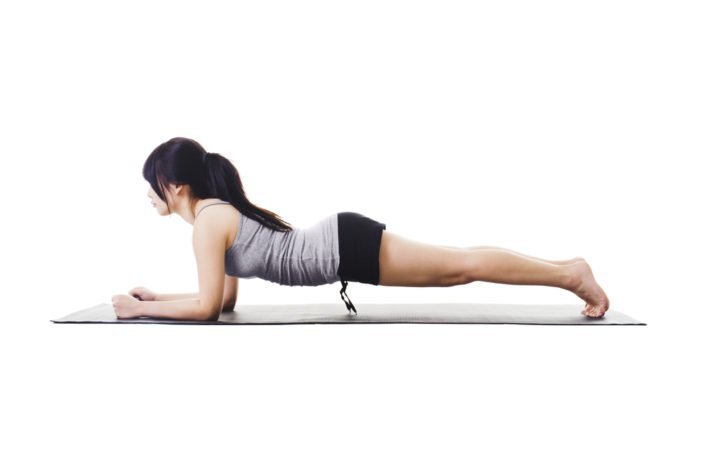 plank yoga abdominale muskler etter fødselen
