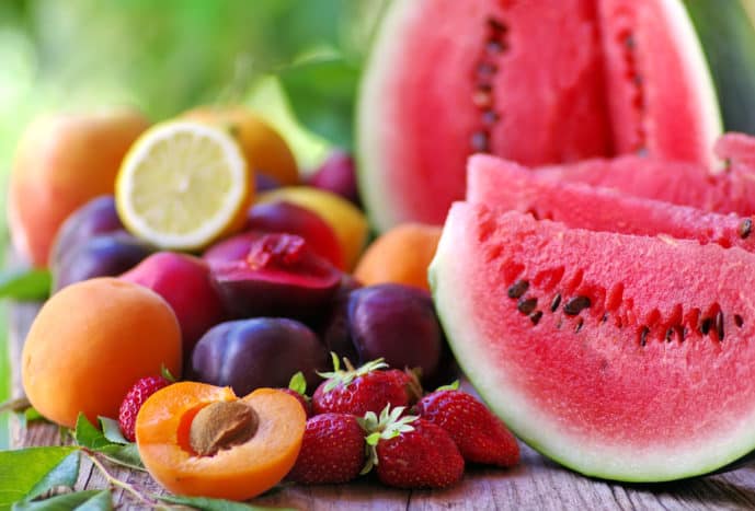 valg av frukt for fasting