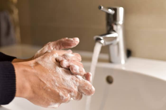 vask hendene før sex