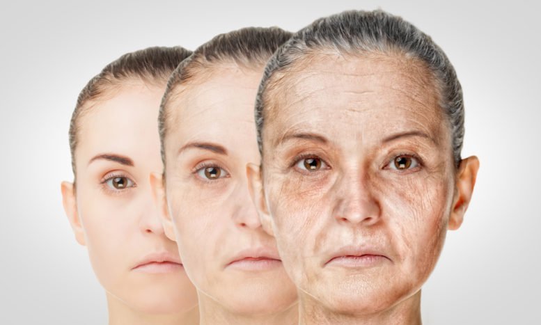 tegn på hud aldring