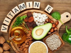 matvarer rik på vitamin e